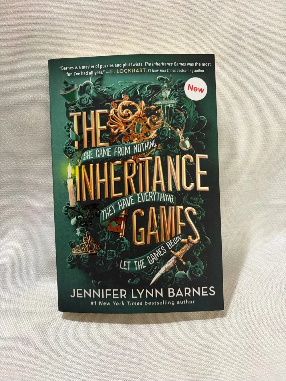 📚 3/$15 The Inheritance Games Jennifer Lynn Barnes Paperback Book YA Mystery